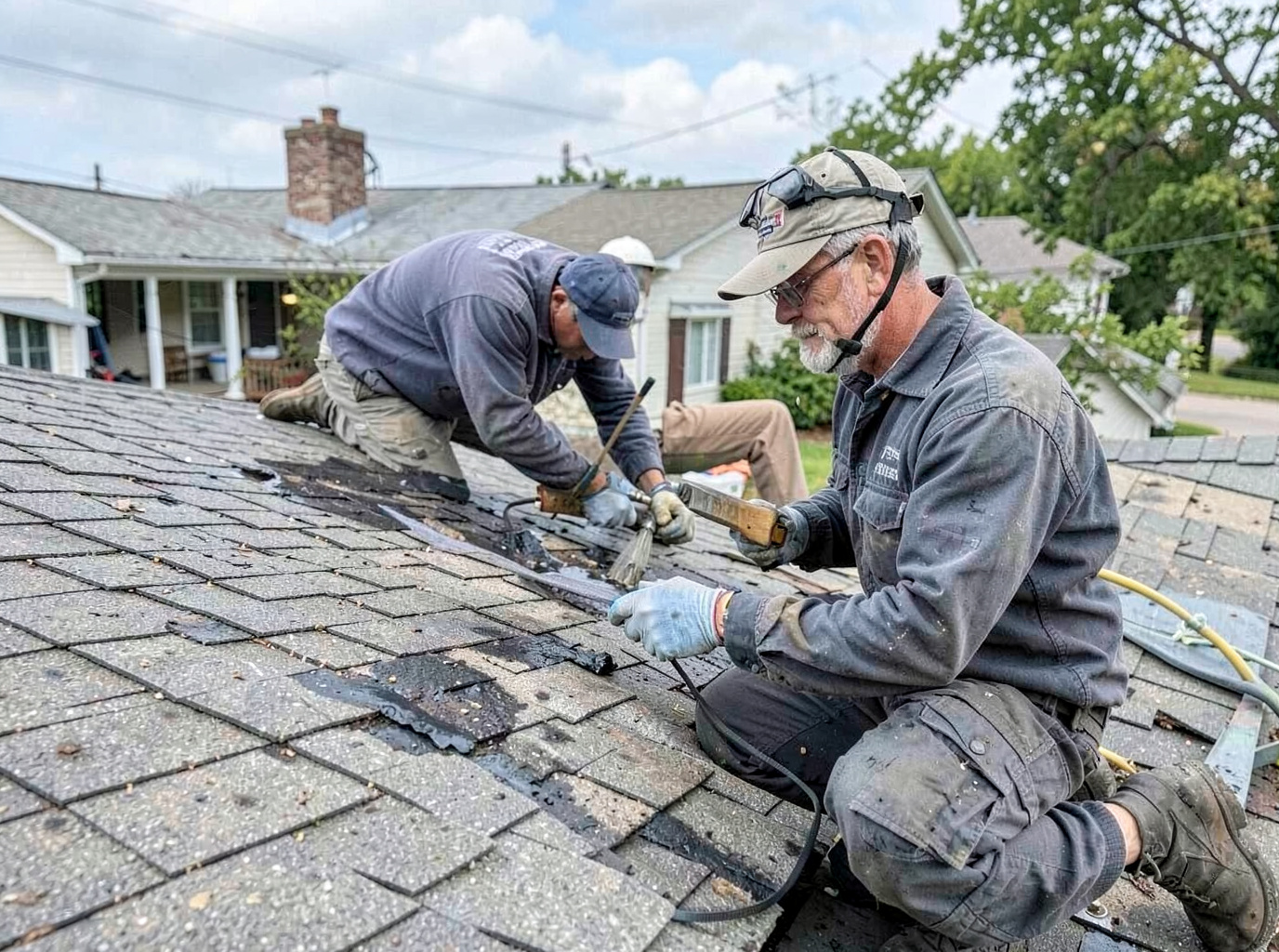 roofing contractor in Downtown Janesville, WI