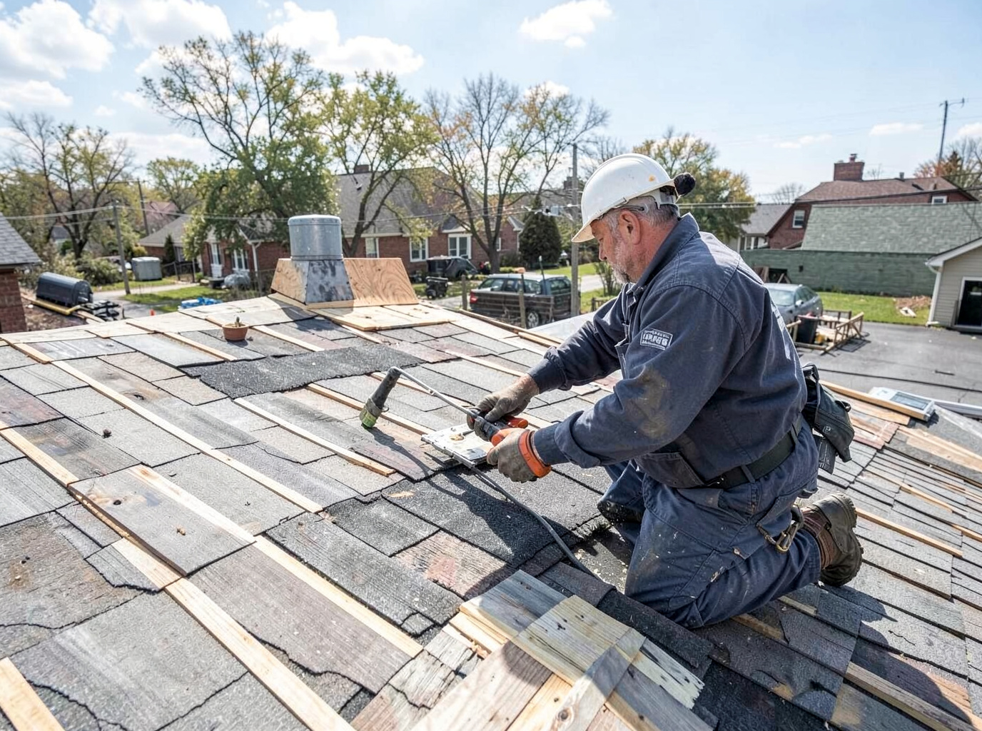 roofing contractor in North Janesville, WI